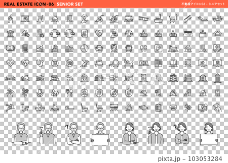 房地產圖標06_高級套裝 103053284