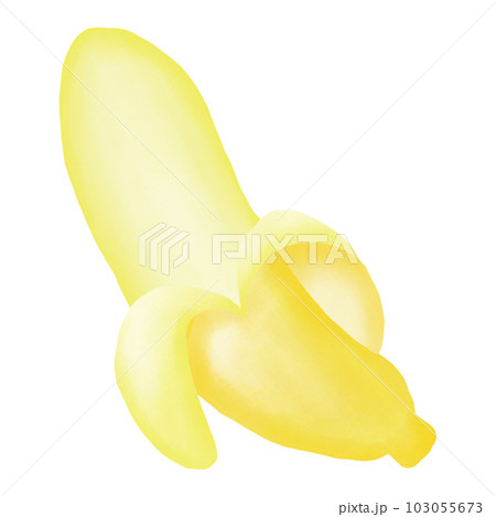 A peeled banana 103055673