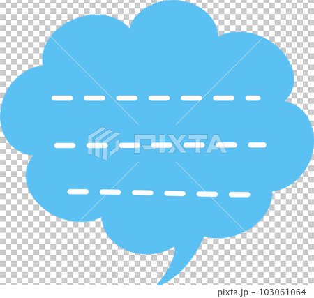 speech bubble balloon keyword icon sticker planner text box banner, flat png transparent element design 103061064