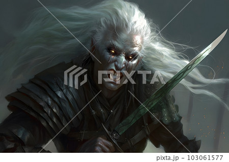 fantasy warrior valkyrie. Neural network AI generated art fantasy warrior valkyrie. Neural network AI generated art 103061577