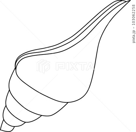 SeaSeashells illustration in a set of silhouette vector graphicsshells illustration in a set of silhouette vector graphics 103062258