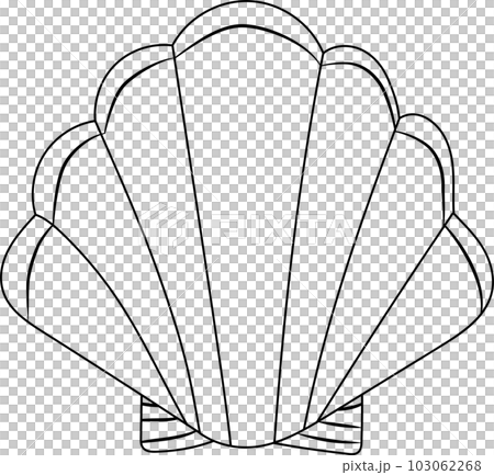 SeaSeashells illustration in a set of silhouette vector graphicsshells illustration in a set of silhouette vector graphics 103062268