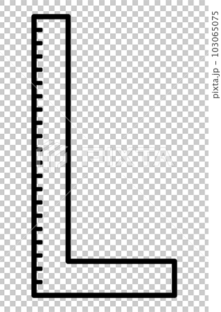 square ruler icon - Stock Illustration [103065075] - PIXTA