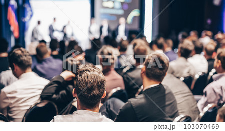 Round table discussion at business conference meeting event.. Audience at the conference hall. Business and entrepreneurship symposium Round table discussion at business conference meeting event.. Audience at the conference hall. Business and entrepreneurship symposium 103070469