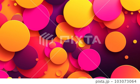Generative AI, a blend of bright colors for a playful and energetic website 103073064