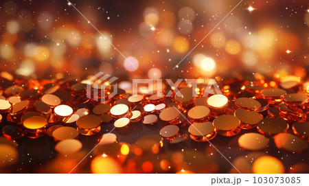 Generative AI, a bokeh effect for a glamorous and festive website design Generative AI, a bokeh effect for a glamorous and festive website design 103073085