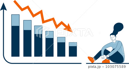 Stock Market Concept illustration isolated on white background. Stock Market Concept illustration isolated on white background. 103075589