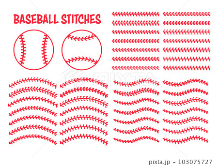 red baseball stitch Popular outdoor sporting events red baseball stitch Popular outdoor sporting events 103075727