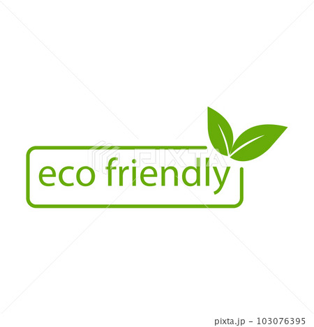 Eco friendly icon vector for graphic design, logo, website, social media, mobile app, UI illustration 103076395