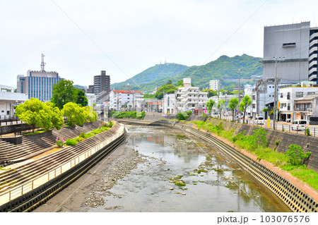 下大橋／浦上川より下流方向を望む(長崎県長崎市)【2023.5】 103076576