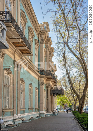 Pushkin street in Odessa, Ukraine Pushkin street in Odessa, Ukraine 103080080