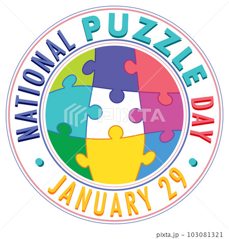 National Puzzle Day Banner National Puzzle Day Banner 103081321