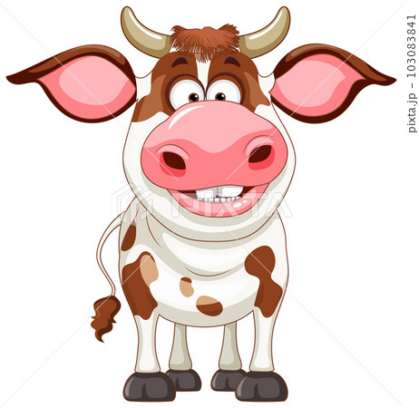 Cute cow cartoon character Cute cow cartoon character 103083841