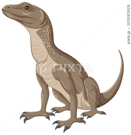 A reptilian creature resembling a dinosaur 103083926