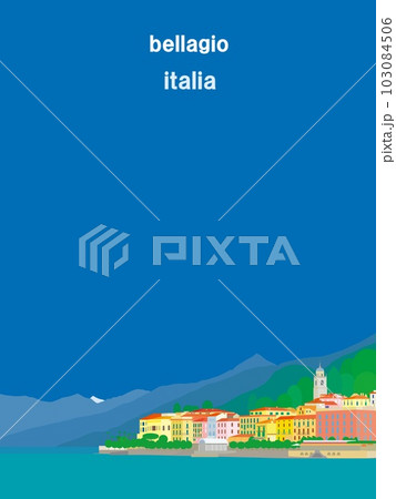 ベッラージョ bellagio コモ湖 lago di como イタリア italia ベッラージョ bellagio コモ湖 lago di como イタリア italia 103084506