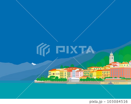 ベッラージョ bellagio コモ湖 lago di como イタリア italia ベッラージョ bellagio コモ湖 lago di como イタリア italia 103084516