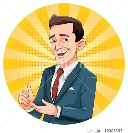 Business man cartoon character 103085474
