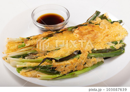 スリムネギのチーズチヂミ スリムネギのチーズチヂミ 103087639