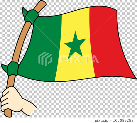 飄揚的世界各國國旗☆塞內加爾☆ 103089288