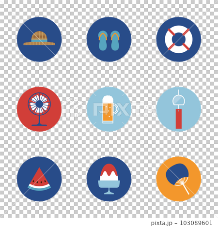 夏休みイメージアイコン 103089601