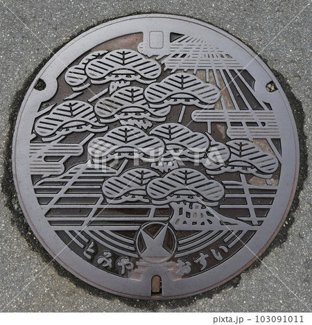 宮城　富谷　デザインマンホール 103091011