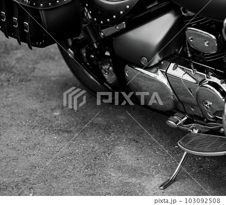 detail of a motorcycle engine 103092508