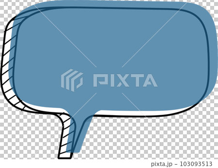 speech bubble balloon keyword icon sticker planner text box banner, flat png transparent element design 103093513