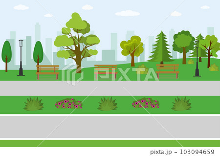 empty public park, 103094659