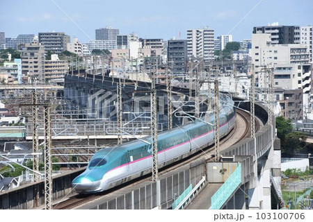 JR東日本新幹線 王子駅北側 トレインビュースポットホテルからの俯瞰 JR東日本新幹線 王子駅北側 トレインビュースポットホテルからの俯瞰 103100706