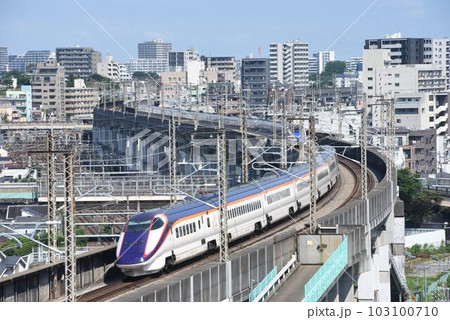 JR東日本新幹線 王子駅北側 トレインビュースポットホテルからの俯瞰 JR東日本新幹線 王子駅北側 トレインビュースポットホテルからの俯瞰 103100710