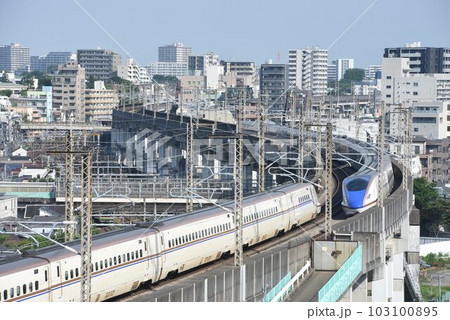 JR東日本新幹線 王子駅北側 トレインビュースポットホテルからの俯瞰 JR東日本新幹線 王子駅北側 トレインビュースポットホテルからの俯瞰 103100895