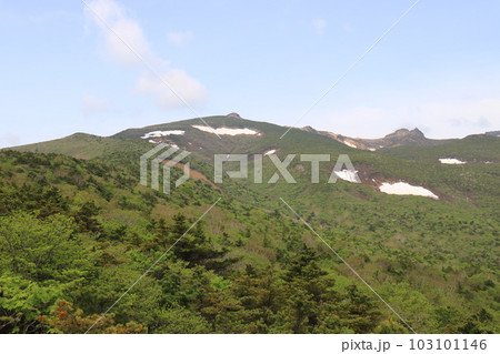2023年5月の福島県の安達太良山の山開き 103101146