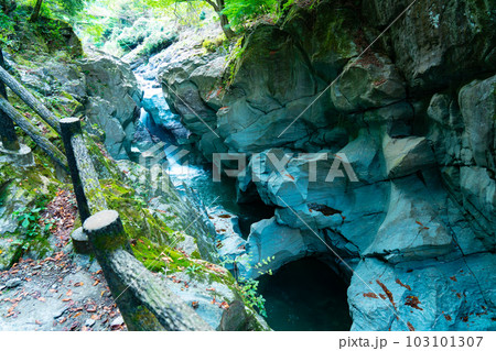徳島県指定天然記念物　土釜3　徳島県美馬郡つるぎ町 103101307