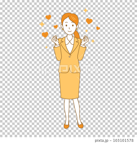 A woman who can't hide her exhilaration A woman who can't hide her exhilaration 103101578