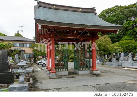 箱根山宝塔寺来迎院の金色仁王像【茨城県龍ケ崎市】 箱根山宝塔寺来迎院の金色仁王像【茨城県龍ケ崎市】 103102472