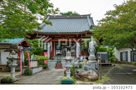 箱根山宝塔寺来迎院の本堂【茨城県龍ケ崎市】 103102473