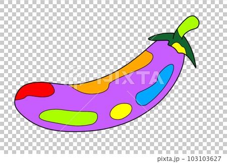 colorful eggplant colorful eggplant 103103627