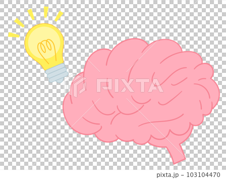 有想法的大腦的插圖 有想法的大腦的插圖 103104470