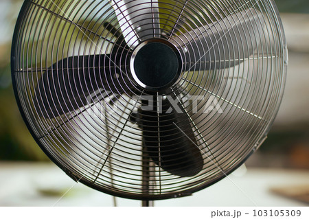 Closeup on metal fan Closeup on metal fan 103105309