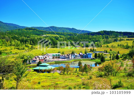北海道芦別市にあるカナディアンワールドの風景 103105999