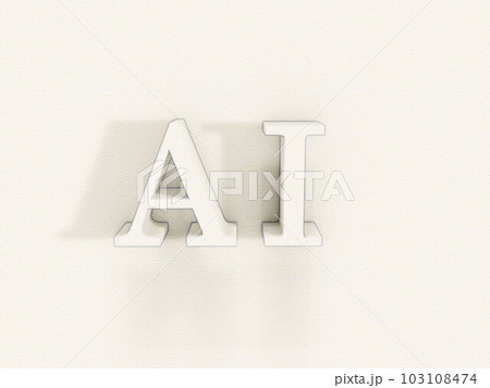 AIイメージ シンプル3Dロゴ AIイメージ シンプル3Dロゴ 103108474