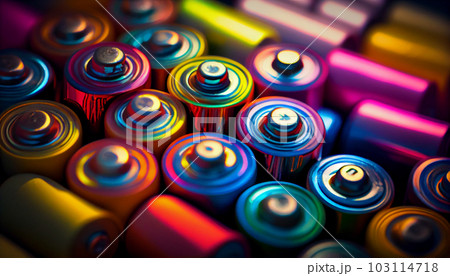 Noname Batteries of different sizes. Caring for the environment. Disposal of used batteries. 103114718