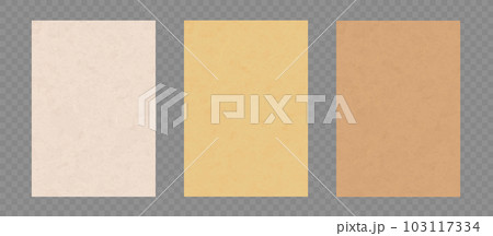 Collection of craft paper textures. Vector illustration 103117334