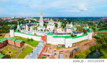 Trinity Lavra in Sergiyev Posad, Russia 103120209