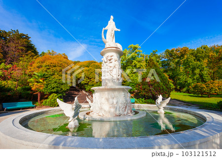 Skazka Fountain, Sochi Arboretum park 103121512