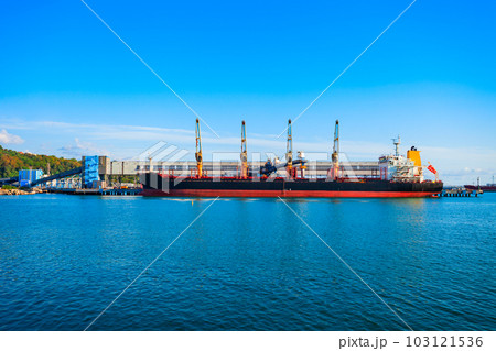 Big ship at Tuapse port, Russia Big ship at Tuapse port, Russia 103121536