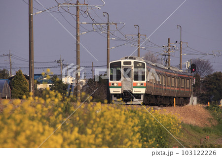 両毛線211系(4両編成:小山⇔新前橋-高崎) 両毛線211系(4両編成:小山⇔新前橋-高崎) 103122226