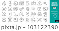 Best collection Setting line icons. Design, window,... 103122390