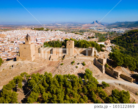 Fortress of Antequera aerial panoramic view, Spain Fortress of Antequera aerial panoramic view, Spain 103122869