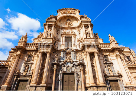 Saint Mary Cathedral in Murcia city, Spain 103123073